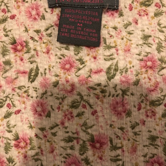 Pink Floral Tanktop - Picture 3 of 3